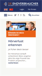 Mobile Screenshot of hoergeraete.die-endverbraucher.de